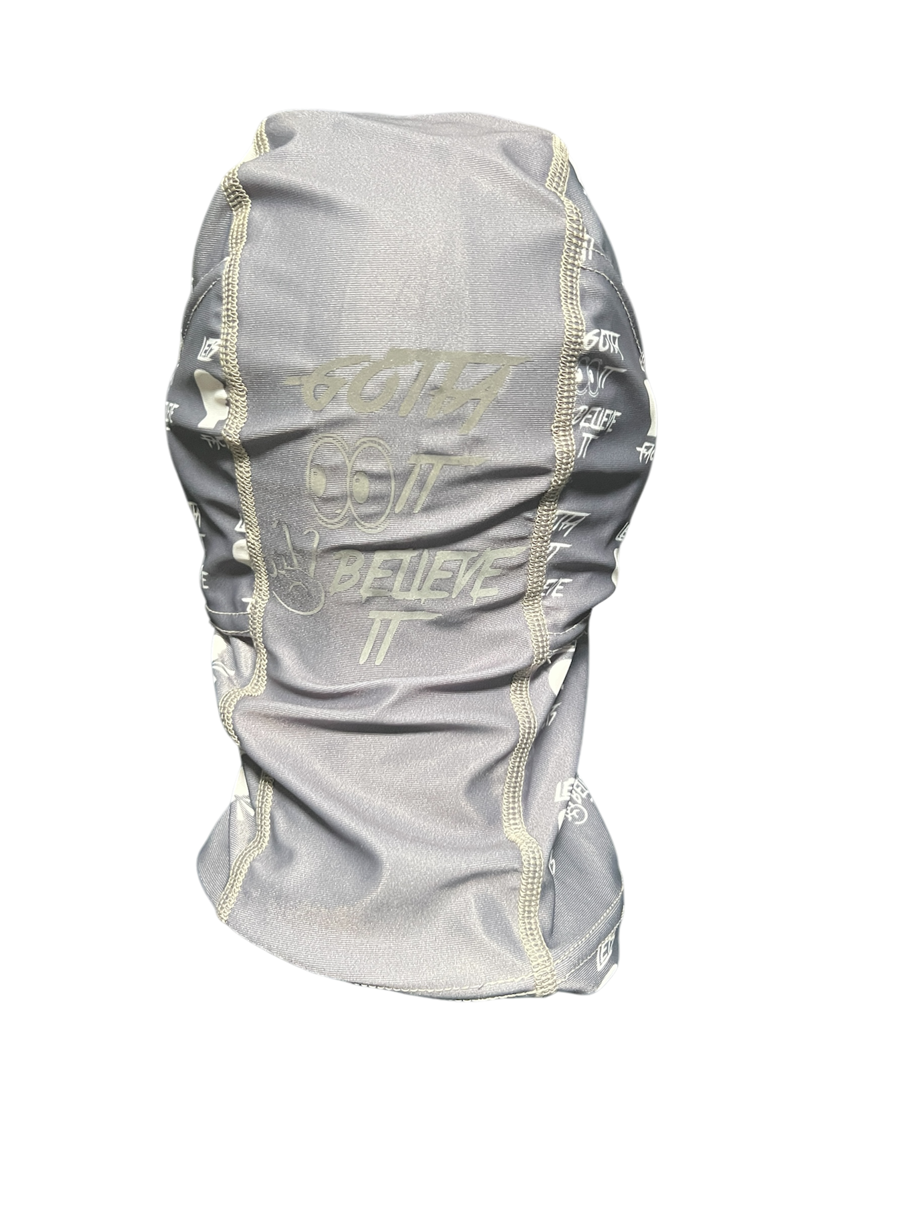 *NEW* ROYAL BLUE
Lets Talk Facts Face Mask (Black LTF & White Gotta
See It To Believe It Logo)