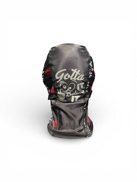 *NEW* BLACK, RED & WHITE
Lets Talk Facts Face Mask ( REFLECTIVE LTF & Gotta
See It To Believe It Logo)