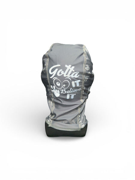 *NEW* GREY & White
Lets Talk Facts Face Mask (REFLECTIVE LTF & White Gotta
See It To Believe It Logo)